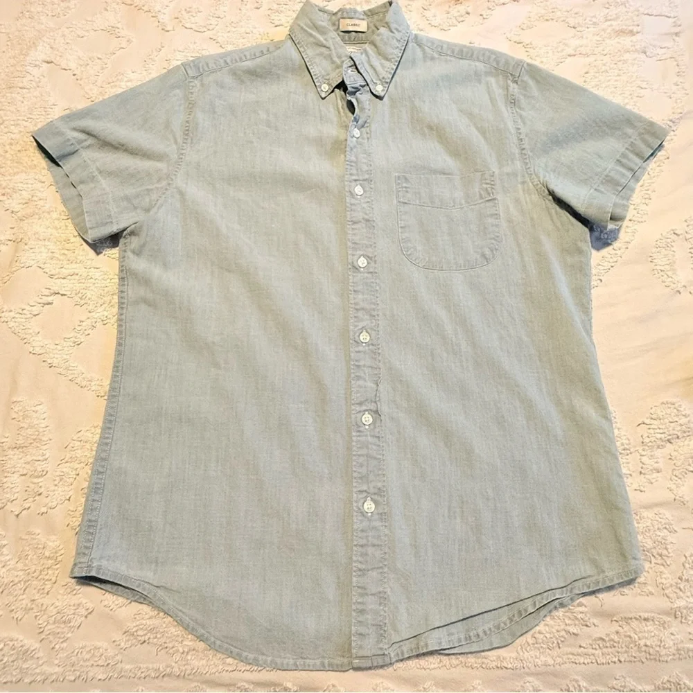 J. Crew Blue Casual Button Down Shirt